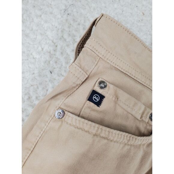Adriano Goldschmied AG Pants Everett Slim Straight Mens 33x29.5 Beige Khaki - Picture 11 of 14